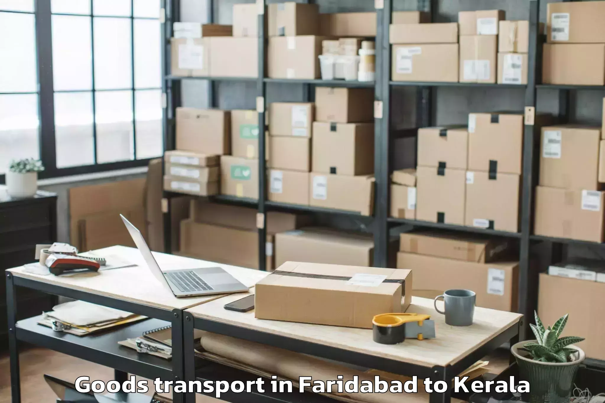 Book Your Faridabad to Kannangad Goods Transport Today